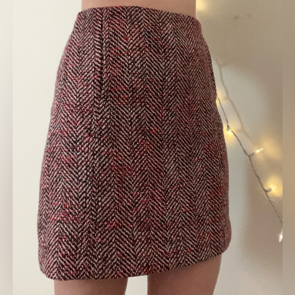 Loft wool blend pencil skirt